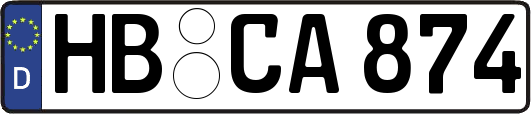 HB-CA874
