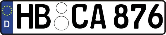 HB-CA876