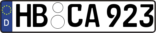 HB-CA923