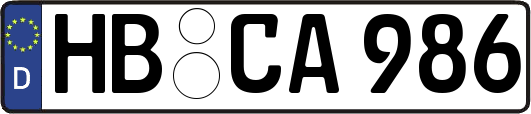 HB-CA986