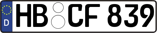 HB-CF839