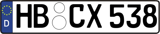HB-CX538