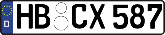 HB-CX587