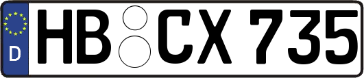 HB-CX735