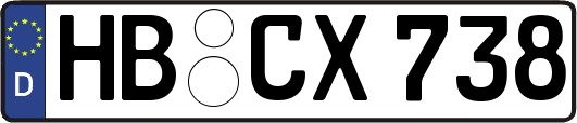 HB-CX738