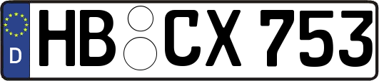 HB-CX753