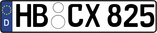 HB-CX825