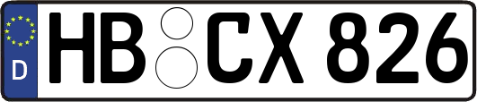 HB-CX826