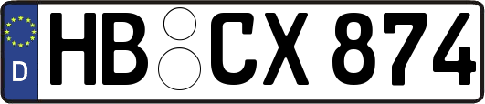 HB-CX874