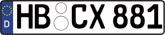 HB-CX881
