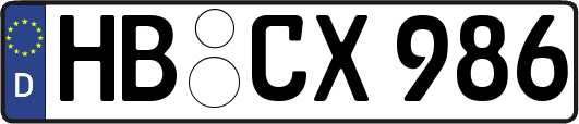 HB-CX986