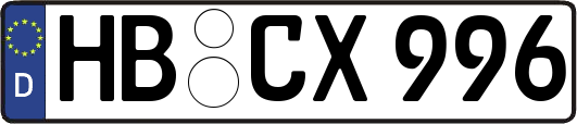 HB-CX996