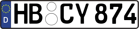 HB-CY874