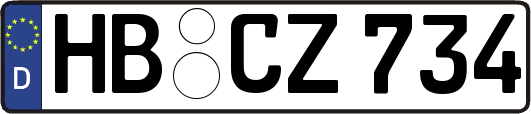 HB-CZ734