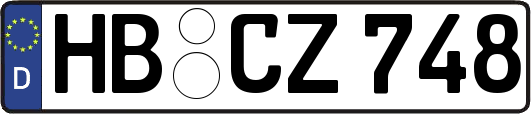 HB-CZ748
