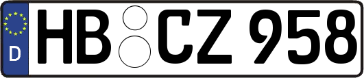 HB-CZ958