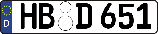 HB-D651