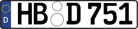 HB-D751