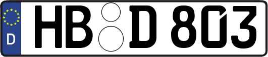 HB-D803