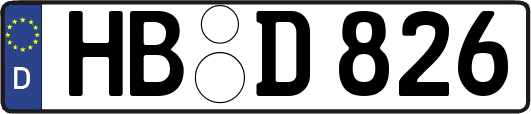 HB-D826