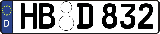 HB-D832