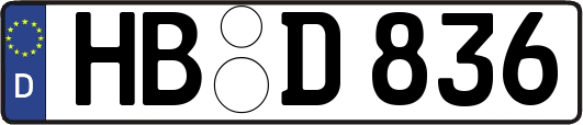 HB-D836