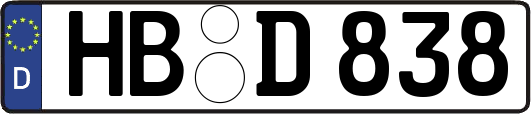 HB-D838