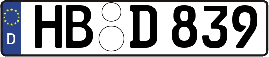 HB-D839