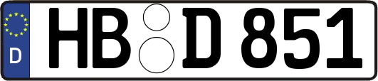 HB-D851