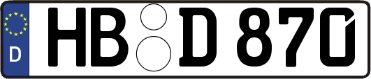 HB-D870
