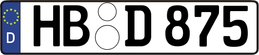 HB-D875