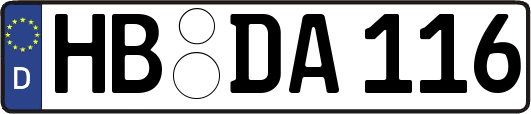 HB-DA116