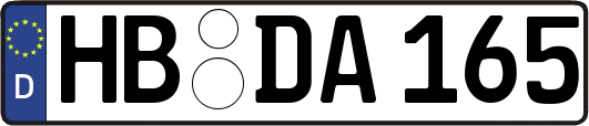 HB-DA165
