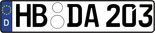 HB-DA203