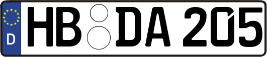 HB-DA205