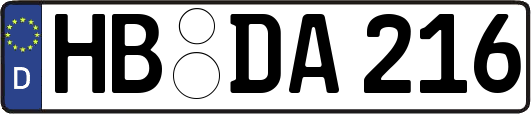 HB-DA216