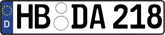 HB-DA218