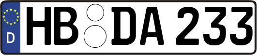 HB-DA233
