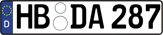 HB-DA287