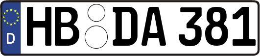 HB-DA381