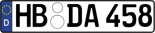 HB-DA458