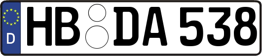 HB-DA538