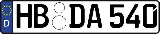 HB-DA540