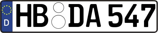 HB-DA547