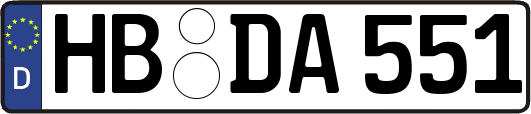 HB-DA551