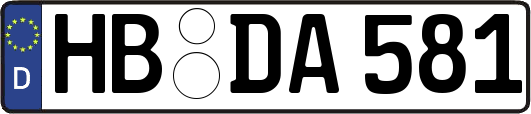 HB-DA581