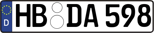 HB-DA598