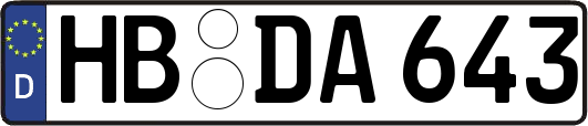 HB-DA643