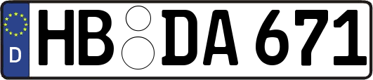 HB-DA671