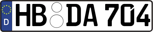 HB-DA704
